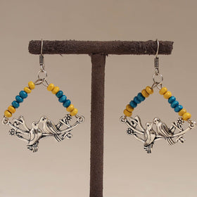 Multicolor - saanvi wooden beads earrings with german