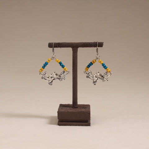 Multicolor - saanvi wooden beads earrings with german