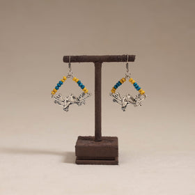 Multicolor - saanvi wooden beads earrings with german