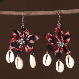 Multicolor - sadhvi fabart phool kali shell earrings