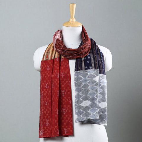  Sambalpuri Ikat Patchwork Cotton Stole 