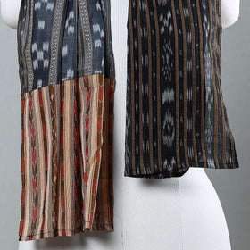  Sambalpuri Ikat Patchwork Cotton Stole Online at iTokri.com