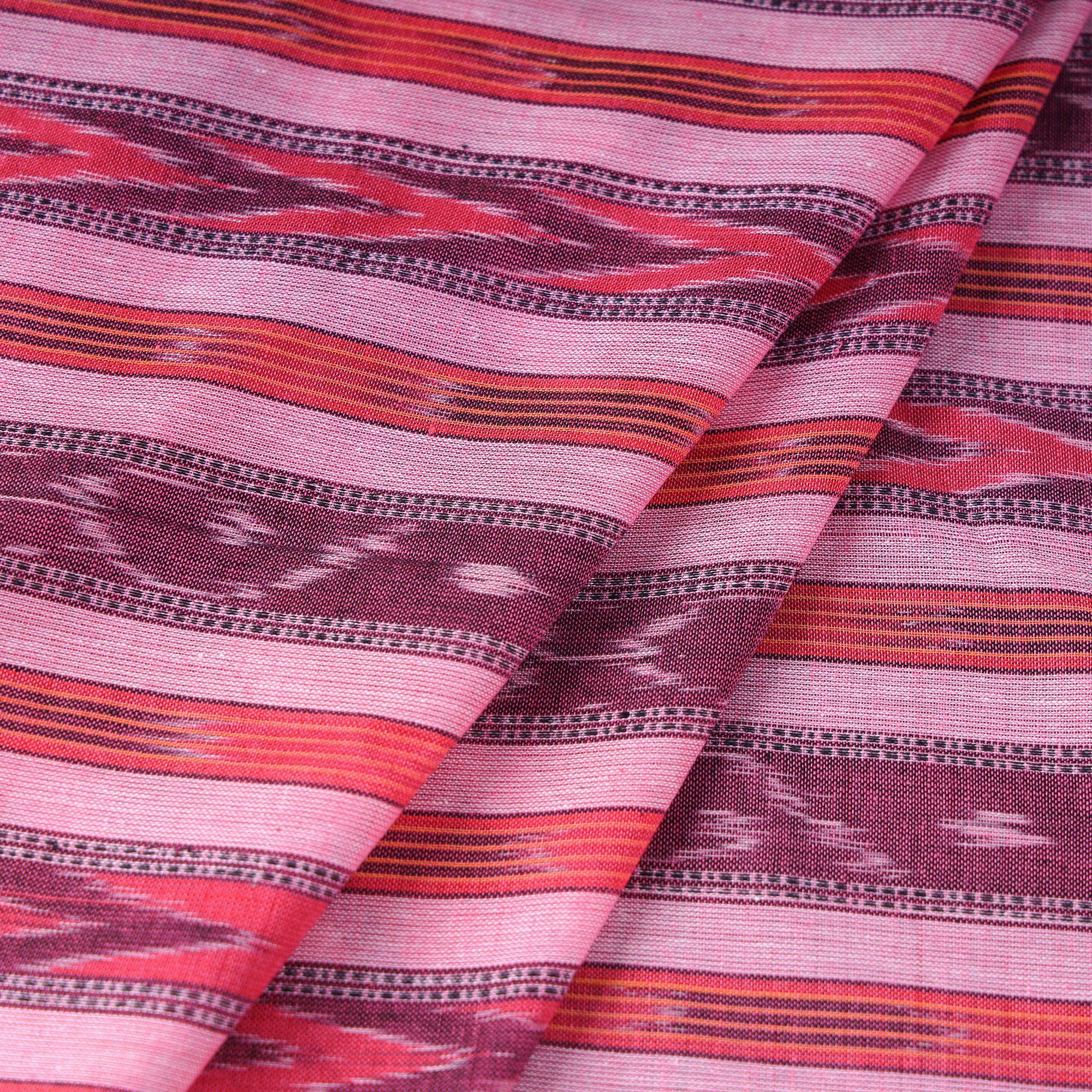  Sambalpuri Ikat Weave Handloom Cotton Fabric 02 