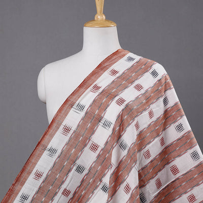 Multicolor Sambalpuri Ikat Weave Handloom Cotton Fabric
