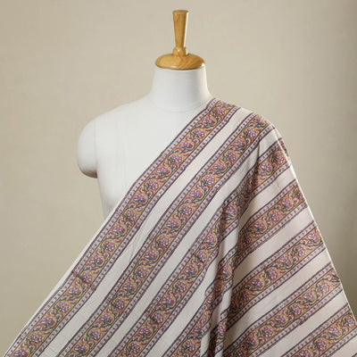  Multicolor Sanganeri Block Print Cotton Fabric