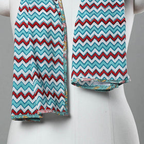 Multicolor - sanganeri cotton stole 04 - handcrafted