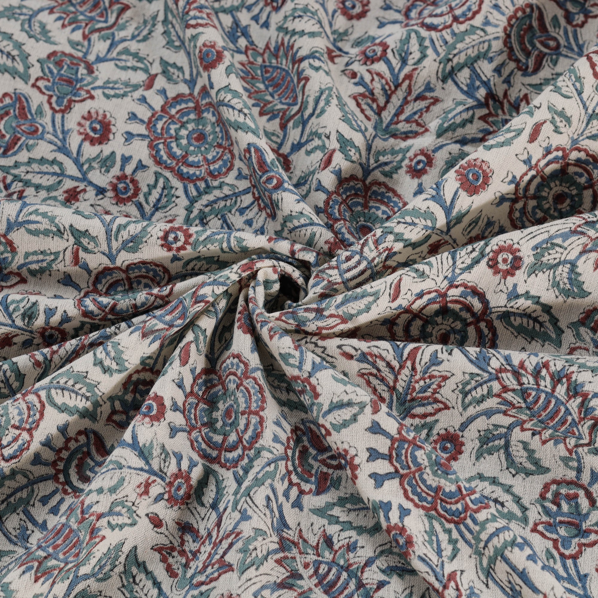 Sanganeri handloom pure wool fabric 06 - handcrafted