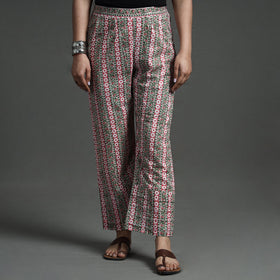 Multicolor - Sanganeri Block Printed Elasticated Palazzo