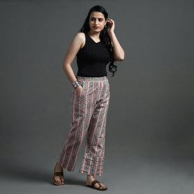 Multicolor - Sanganeri Block Printed Elasticated Palazzo