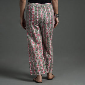Multicolor - Sanganeri Block Printed Elasticated Palazzo