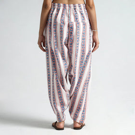 Multicolor - sanganeri block printed cotton elasticated