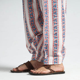 Multicolor - sanganeri block printed cotton elasticated