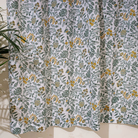 Multicolor - sanganeri cotton door curtain (7 x 3.2 feet)