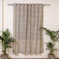  Sanganeri Block Print Pure Cotton Door Curtain Online at iTokri.com