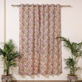  Multicolor Sanganeri Block Print Pure Cotton Door Curtain