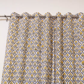  Sanganeri Block Print Pure Cotton Door Curtain Online at iTokri.com