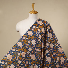 Multicolor Sanganeri Block Print Cotton Fabric