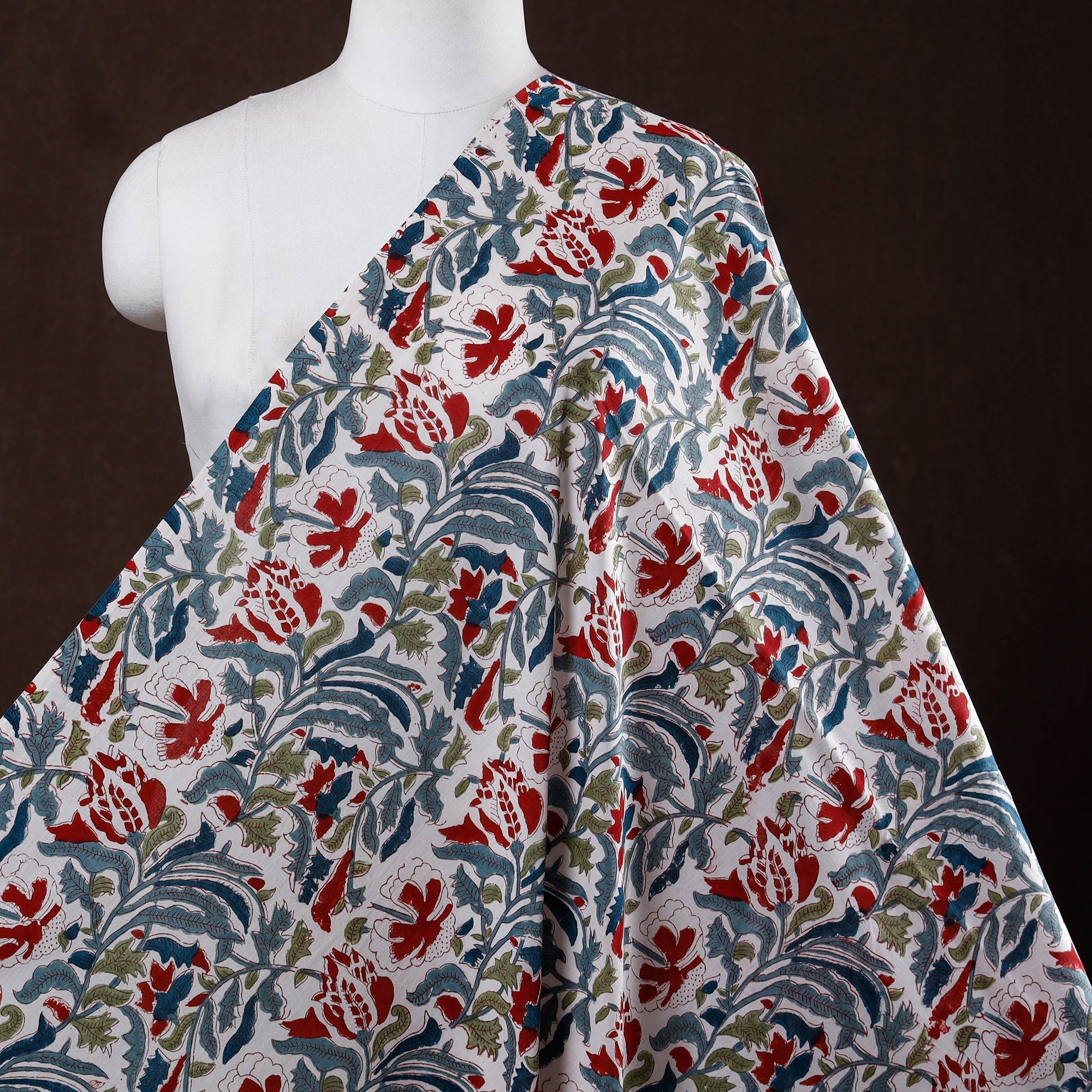 Sanganeri cotton fabric 18 - handcrafted