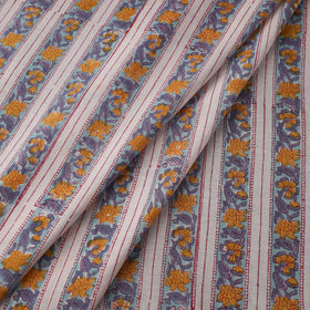 Multicolor - sanganeri cotton fabric 50 - handcrafted