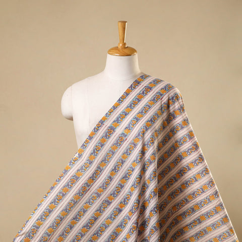 Multicolor - sanganeri cotton fabric 50 - handcrafted