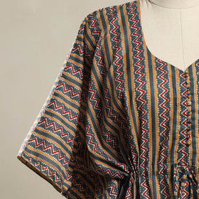 Multicolor - sanganeri cotton kaftan (short) 13
