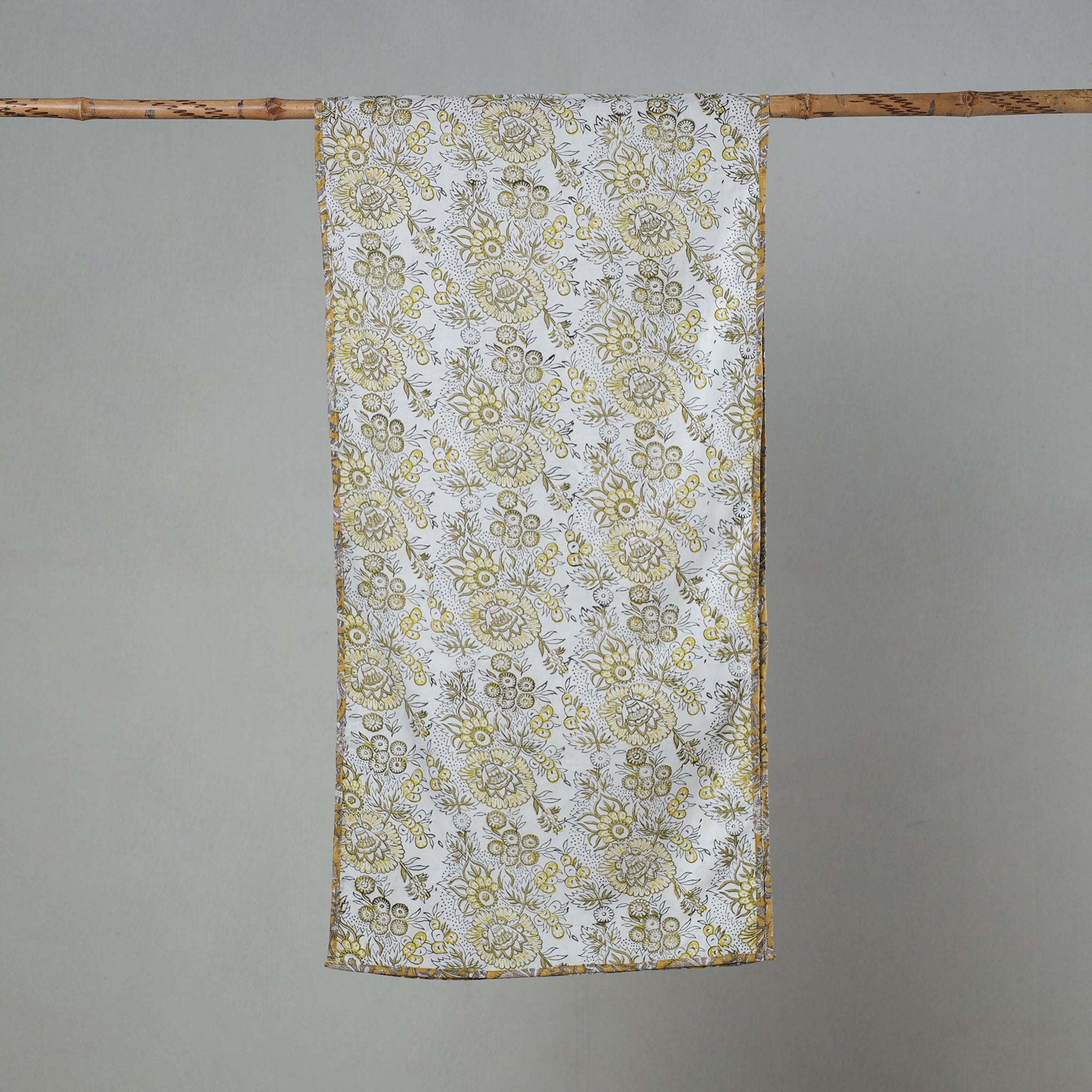 Buy Multicolor Sanganeri Block Print Cotton Stole Online