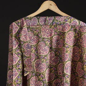 Sanganeri hand cotton wrap around skirt 59 - handcrafted