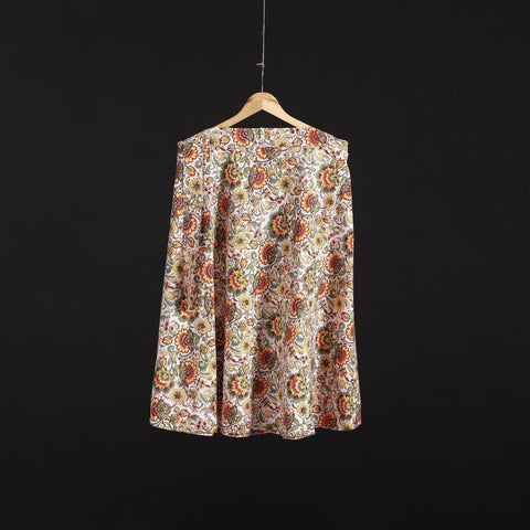 Sanganeri hand cotton wrap around skirt 70 - handcrafted