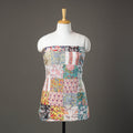 Multicolor - sanganeri patchwork unstitched kurta material