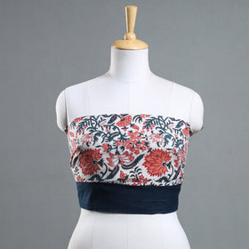 Buy Sanganeri Block Printed Cotton Blouse Piece 