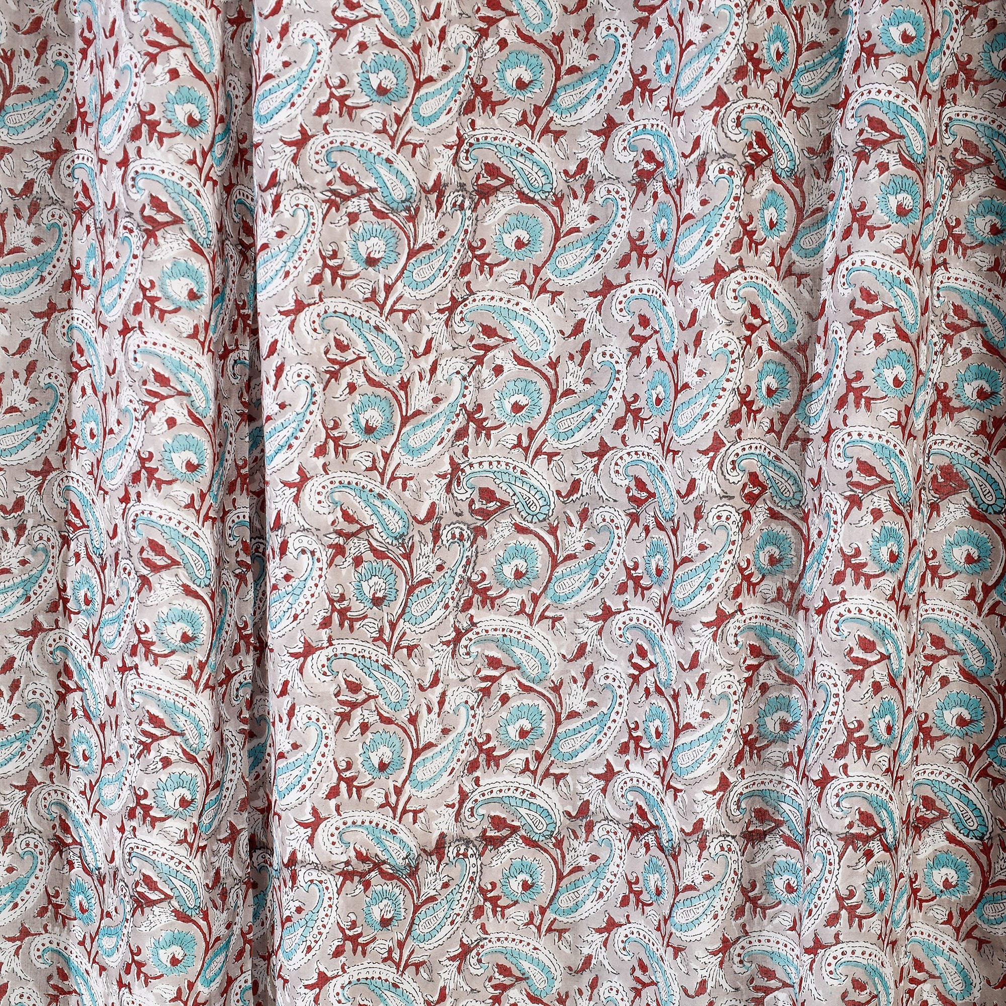  Sanganeri Block Printed Cotton Door Curtain (7 x 3 Feet) (Single Piece) Online at iTopkri