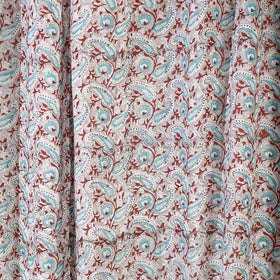  Sanganeri Block Printed Cotton Door Curtain (7 x 3 Feet) (Single Piece) Online at iTopkri