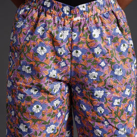 Buy Sanganeri Block Printed Cotton Elasticated Afghani Salwar Online at iTokri.com