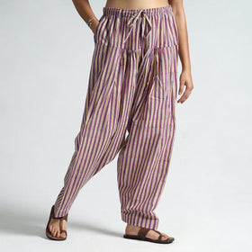 Multicolor - sanganeri printed cotton elasticated salwar 05