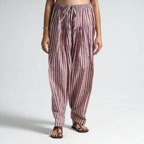 Multicolor - sanganeri printed cotton elasticated salwar 05