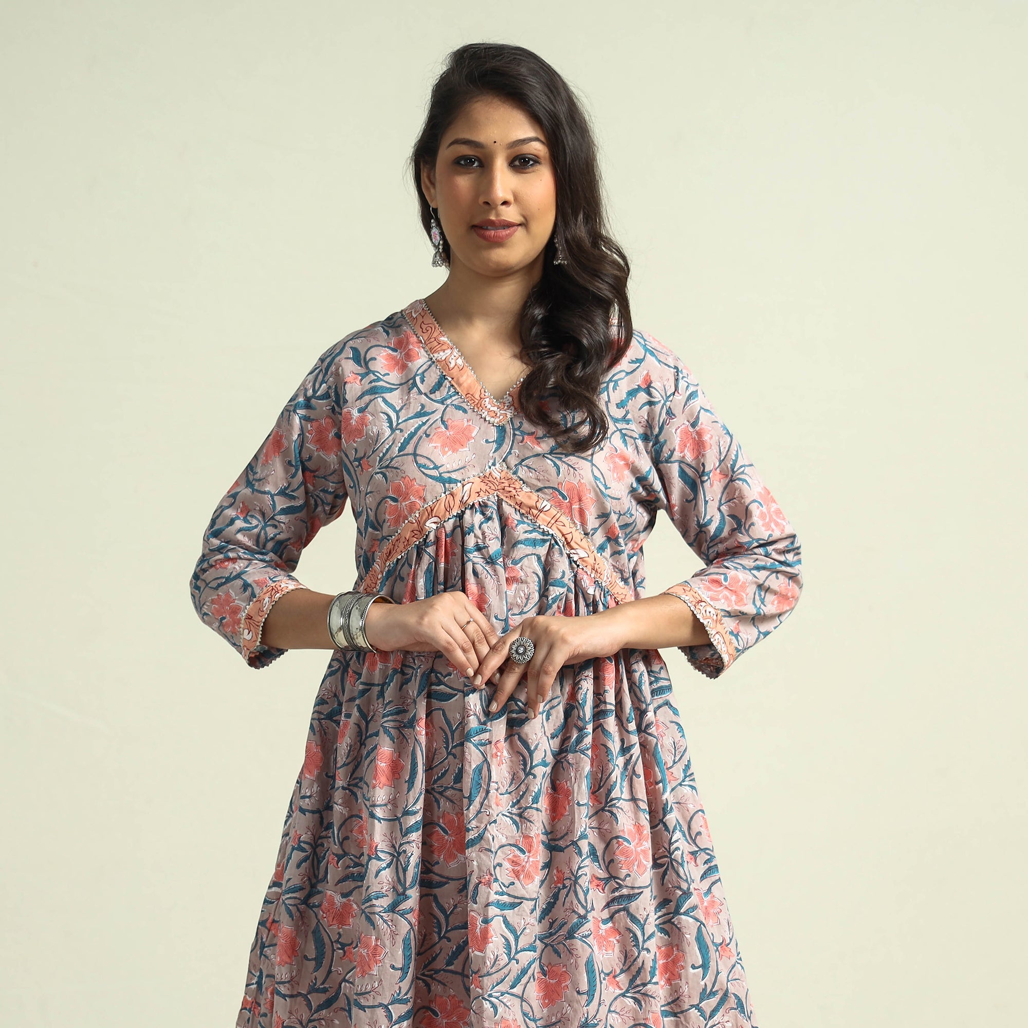 Sanganeri Kurta with Sharara Set
