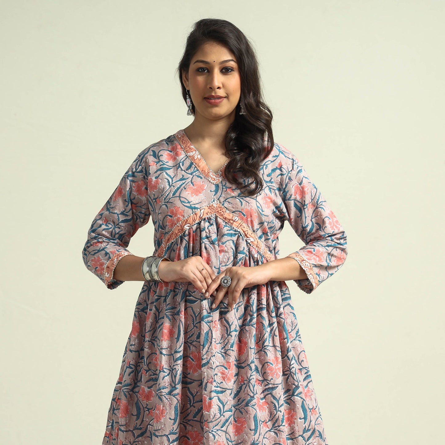 Sanganeri Kurta with Sharara Set
