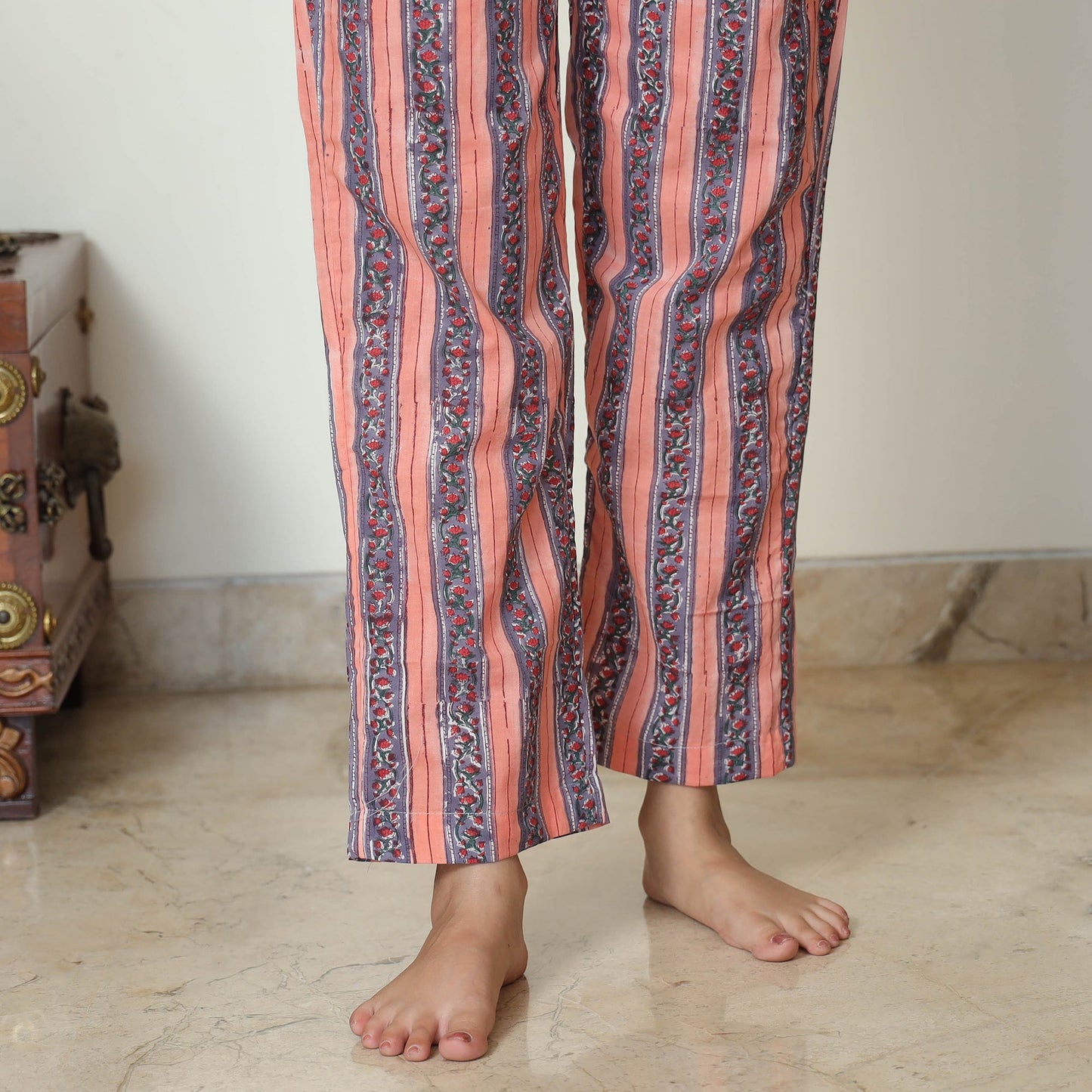  Sanganeri Block Printed Cotton Night Suit Set 03 