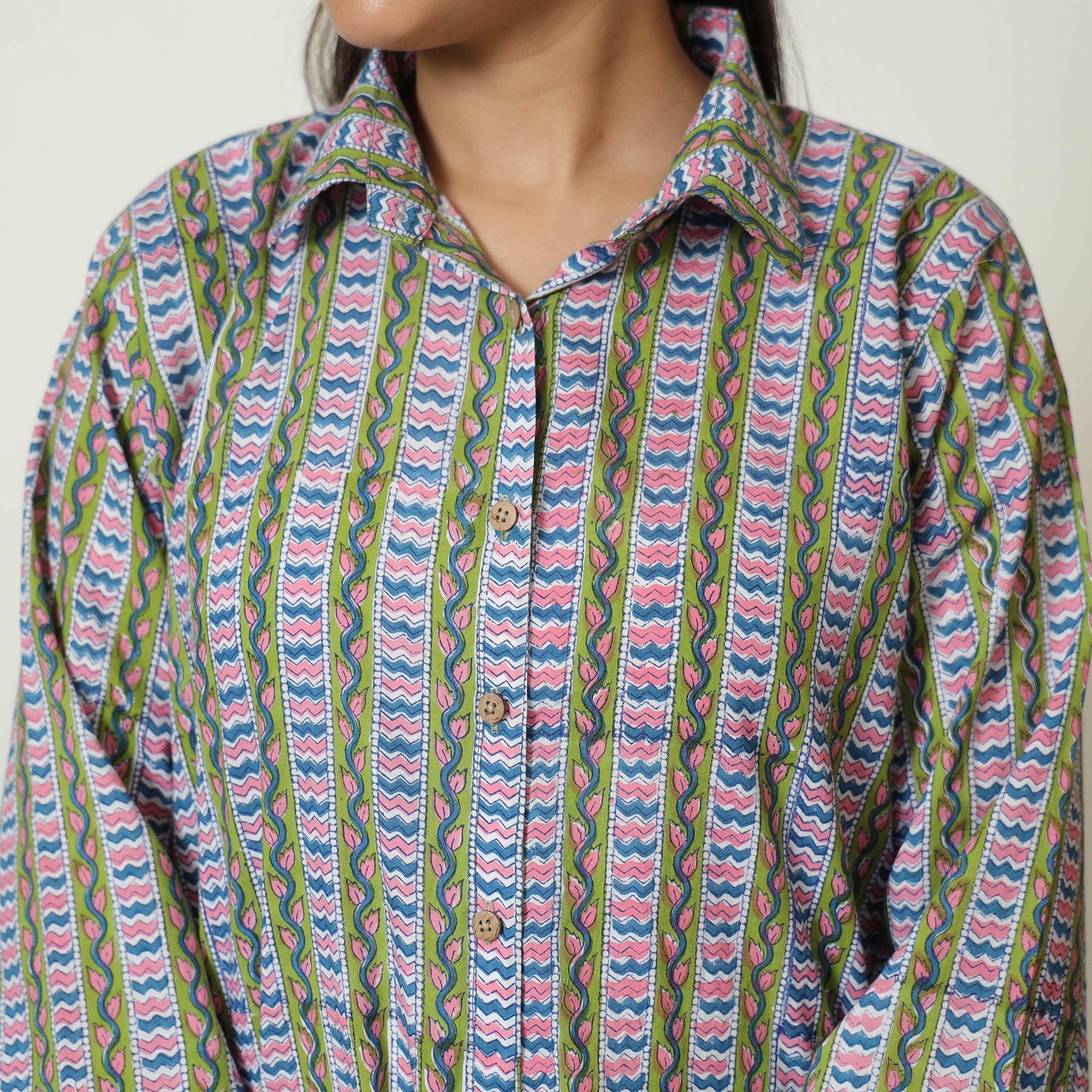 Buy Sanganeri Block Printed Cotton Night Suit Set 16 Online at iTokri.com