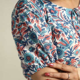 Buy Sanganeri Block Printed Cotton Stitched Blouse 01 