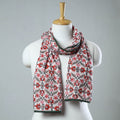  Sanganeri Block Printed Cotton Stole 02 