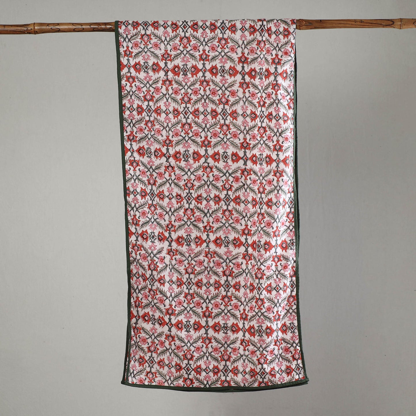  Sanganeri Block Printed Cotton Stole 02 