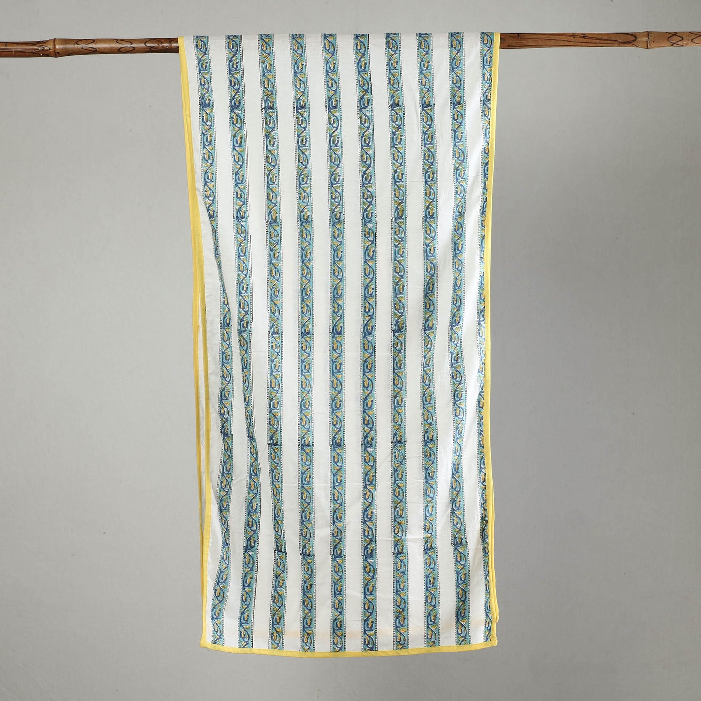  Sanganeri Block Printed Cotton Stole 26 at iTokri.com