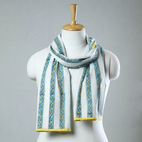  Sanganeri Block Printed Cotton Stole 26 at iTokri.com