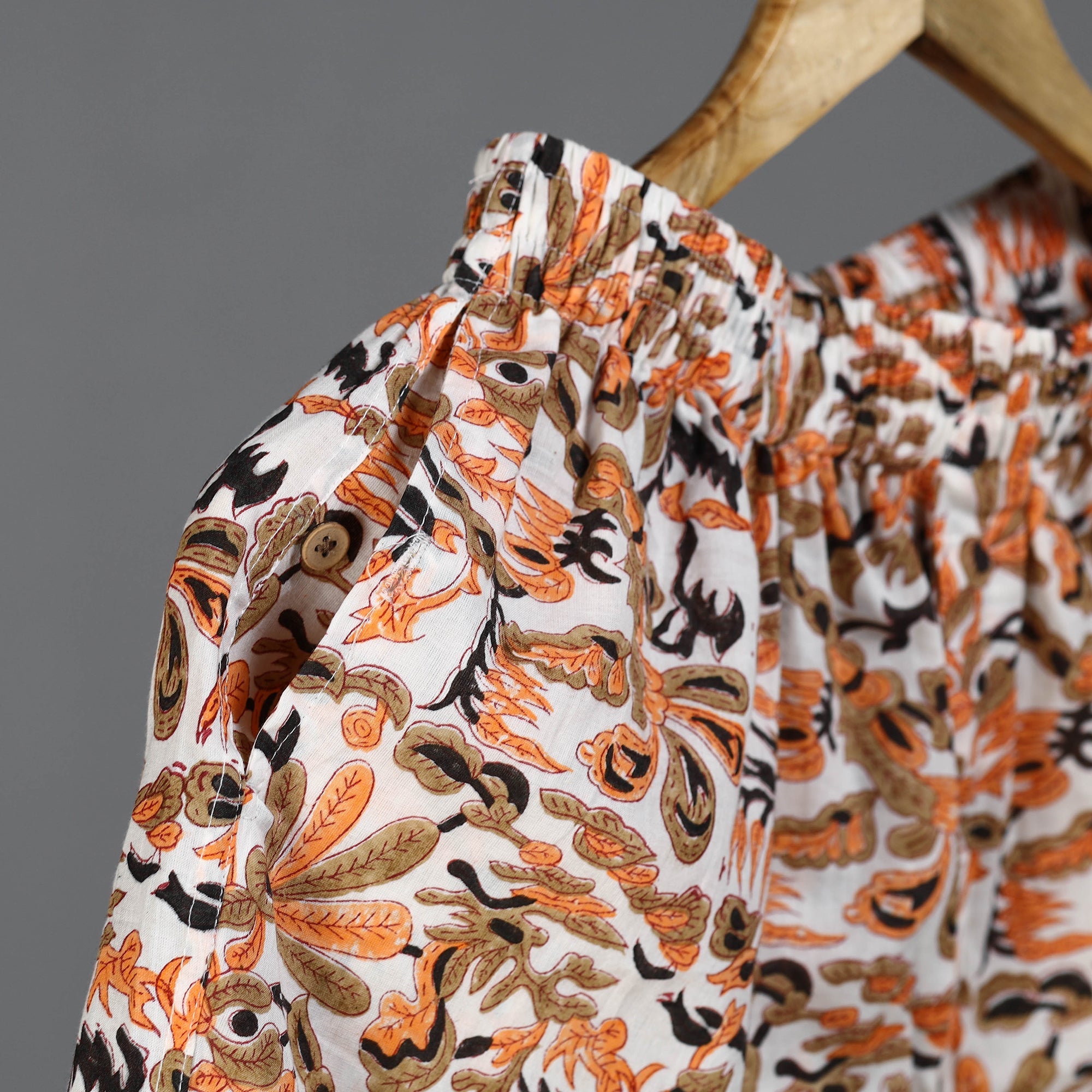 Multicolor - sanganeri printed cotton unisex boxer/shorts