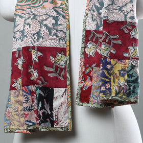  Sanganeri Block Printed Patchwork Cotton Stole 04 Online at iTokri.com