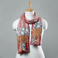  Sanganeri Block Printed Patchwork Cotton Stole 25 Online at iTokri.com