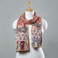 Buy Sanganeri Block Printed Patchwork Cotton Stole 27 Online at iTokri.com