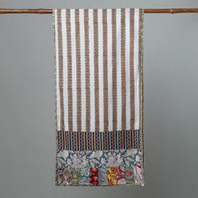  Sanganeri Block Printed Patchwork Cotton Stole 34 