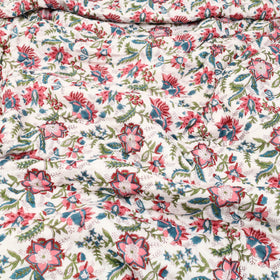  Sanganeri Reversible Double Soft Cotton Quilt/Blanket